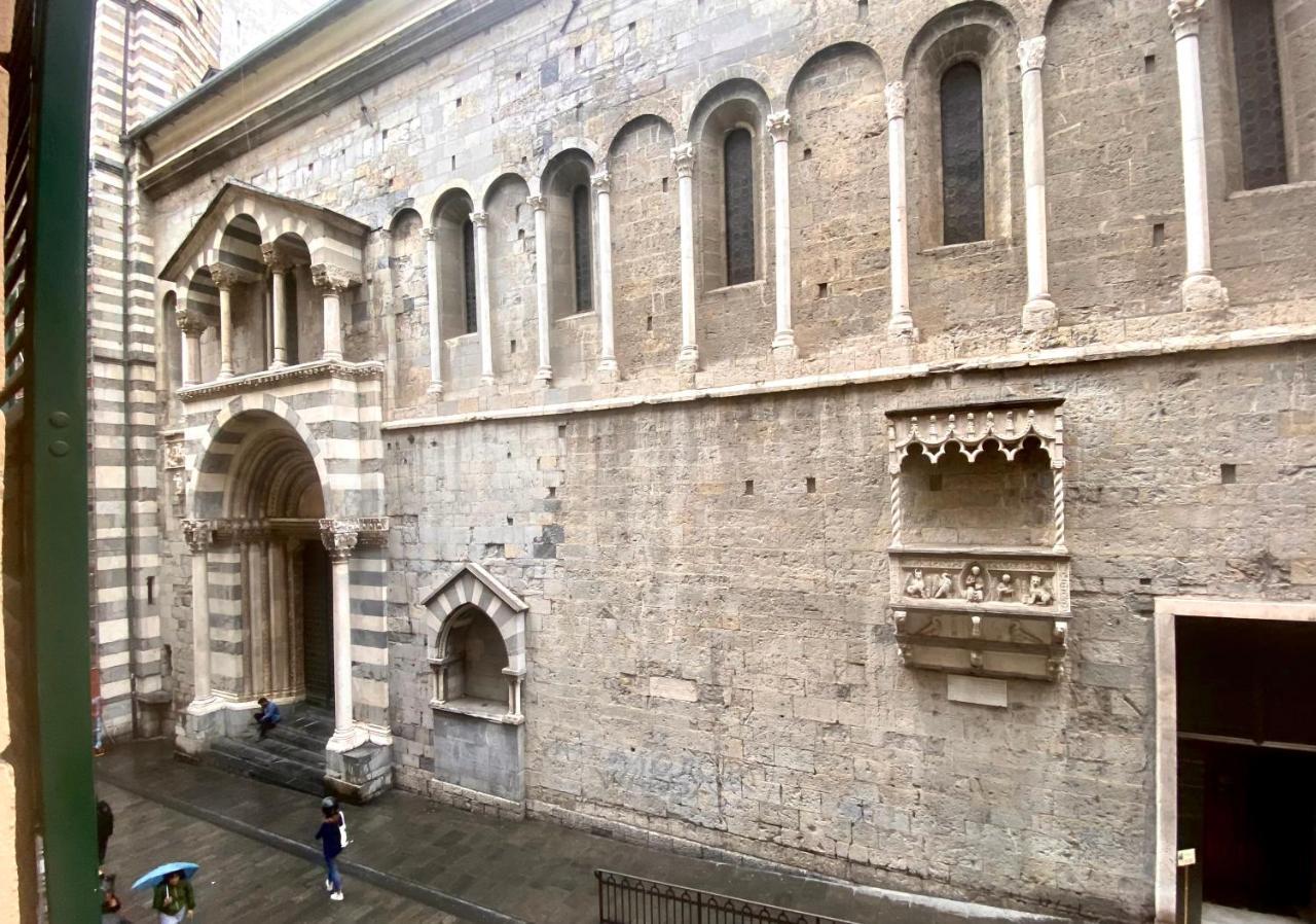 Amazing San Lorenzo 19, Rolli Palace Unesco - Stunning View Overlooking The Cathedral - Free Private Parking- Genoa Luaran gambar